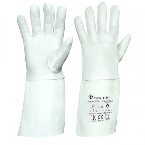 Rękawice spwalnicze PSW-1150 Białe